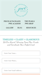 Mobile Screenshot of pearlwhiteevents.com